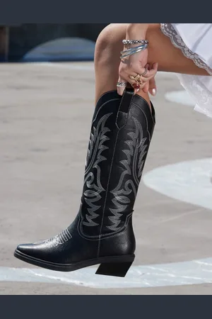 ASOS Camden flat western boots in
