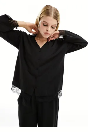 Object Lace detail shirt co-ord in