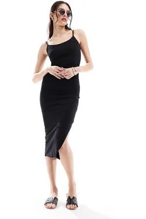 New Look Strappy jersey midi dress in