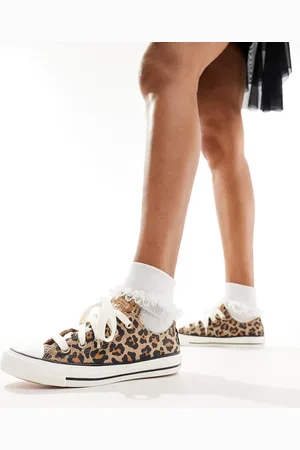 Converse Chuck Taylor All Star Ox trainers in leopard print