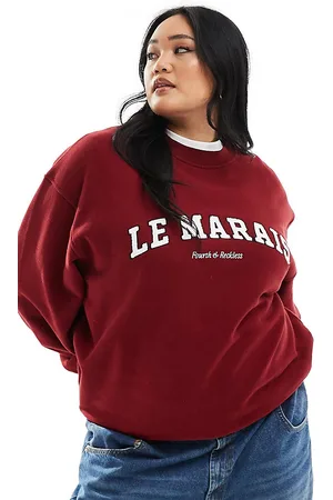 4th & Reckless Marais logo sweatshirt in red
