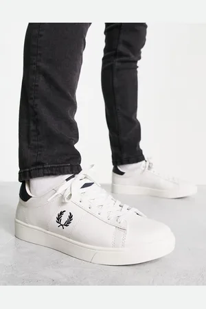 Fred Perry Spencer leather trainers in