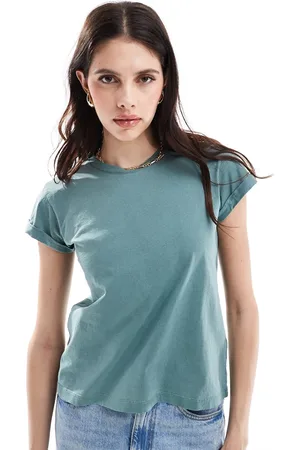 AllSaints Anna t-shirt in teal