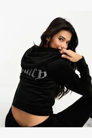 Juicy Couture Velour zip through hoodie co-ord in