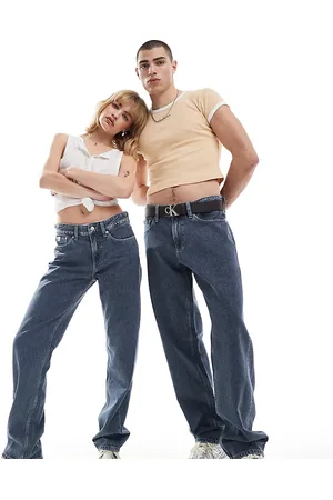 Calvin Klein 90s straight jeans in wash