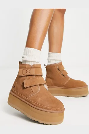 UGG Neumel platform boots in chestnut