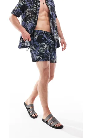 River Island Swim trunks co-ord in botanical print