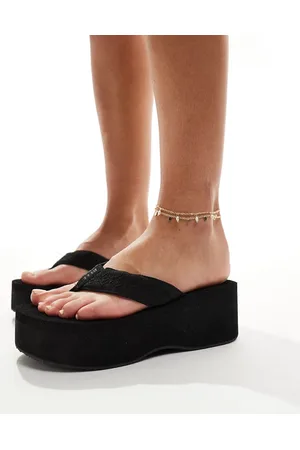 Reef Sandy Hi flatform flip flops