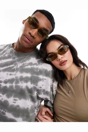 Aire Crater rectangle sunglasses in green