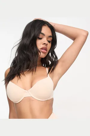 Dorina Evelyn B-F blend smoothing unpadded underwire bra in biscuit
