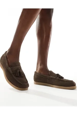 ASOS Loafers in suede with tassel