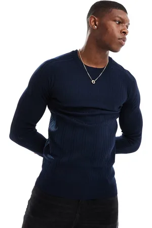 River Island Long sleeve muscle fit t-shirt in