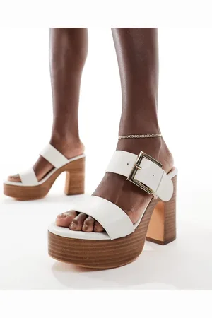 French Connection Block heel sandals in