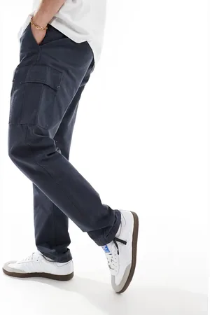 JACK & JONES Loose fit cargo trouser in blue