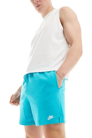 Nike Club fleece shorts in light blue