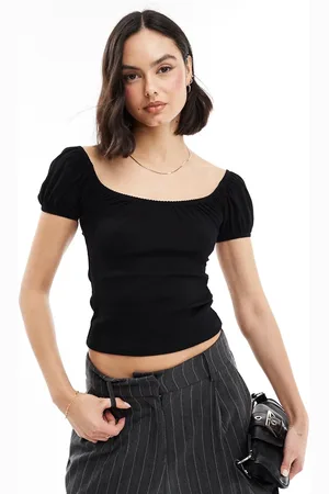 Miss Selfridge Milkmaid top in