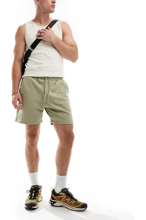 Only & Sons Pull on jersey short in sage