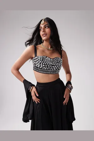 Kanya London Jewelled strappy crop top co-ord in
