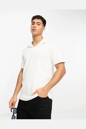 Only & Sons Ribbed oversized polo co-ord in