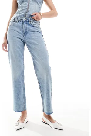 MANGO Co-ord slim jeans in light