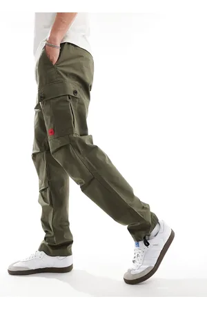 HUGO BOSS Garlo cargo trousers in khaki