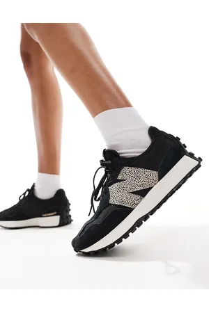 New Balance 327 trainers in and leopard print