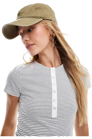Miss Selfridge Popper t-shirt in navy and white stripe
