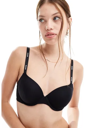 HUGO BOSS Logo tape detail underwire bra in