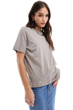 & OTHER STORIES & relaxed short sleeve t-shirt in mole