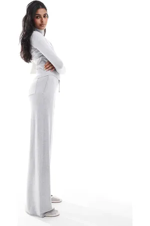 Stradivarius Co-ord straight leg knitted trousers in