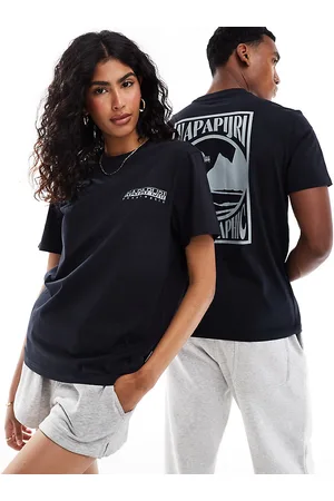 Napapijri Mele landscape backprint t-shirt in