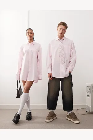 COLLUSION Unisex super oversized shirt in
