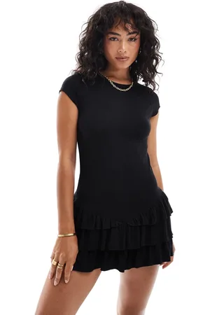 COLLUSION Ruffle mini dress