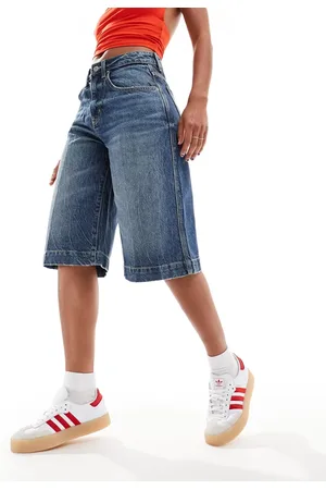 Cotton On Cotton On 90s baggy shorts in dusk denim
