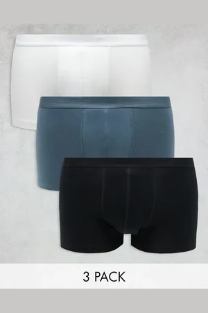 ASOS 3 pack trunks in multiple colours