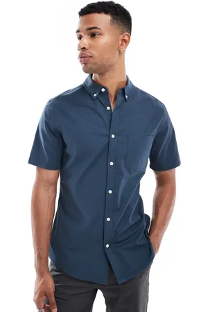 ASOS Stretch slim oxford shirt in