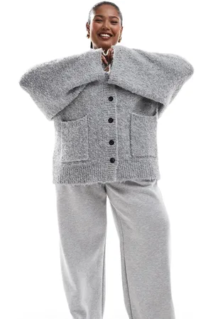 4th & Reckless Wool mix button through longline cardigan in