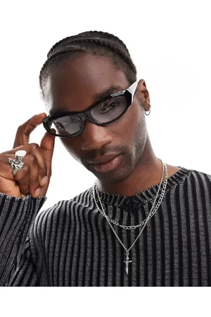 ASOS Racer sunglasses with clear lens in