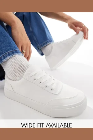 ASOS Plimsoll trainers in