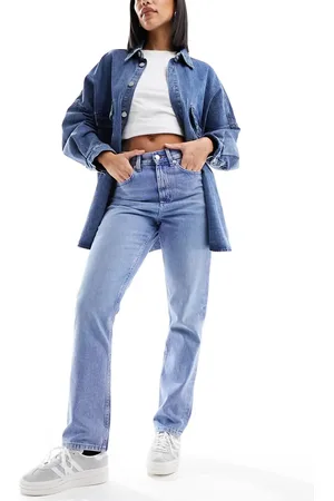 ASOS Mid rise straight jean in bromo