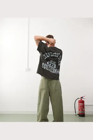COLLUSION Oversized athletic dept. print t-shirt in
