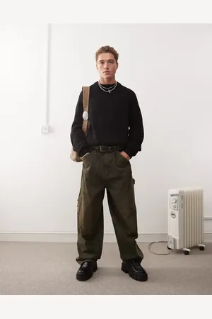 COLLUSION Knitted crew neck jumper in