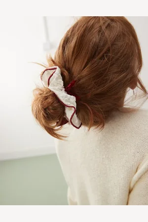 Reclaimed Scrunchie with red bows
