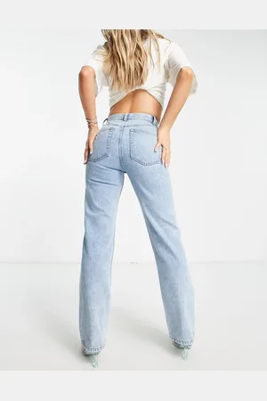 ASOS Mid rise straight jeans in light