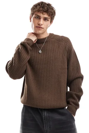 COLLUSION Knitted crew neck jumper in