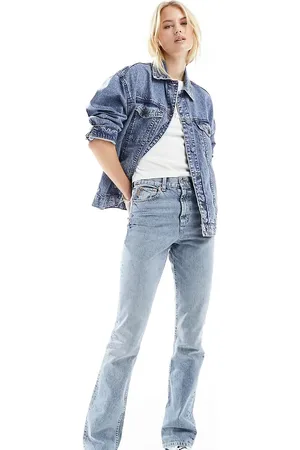 ASOS ASOS DESIGN Tall mid rise straight jeans in light