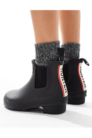 Hunter Original chelsea tri colour boot in