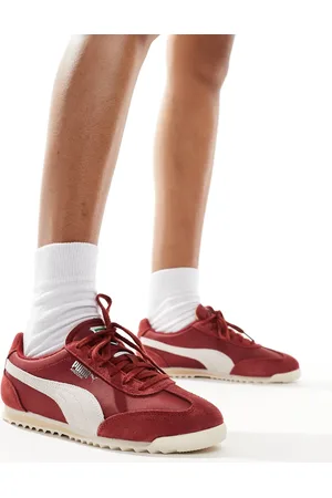 PUMA Arizona Nylon trainers in burgundy