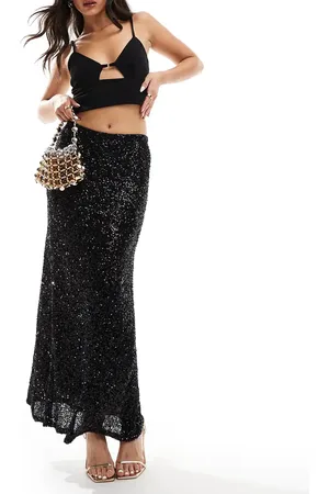 Never Fully Dressed Sequin maxi skirt in