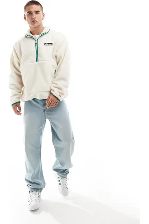 Ellesse Maracuta quarter zip fleece in off